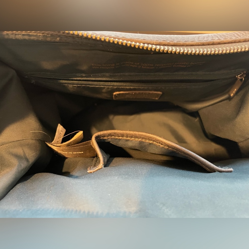 Matt & Nat Gray Faux Leather Purse | Malone | Doctor Bag Style | Cross Body Bag - Picture 5 of 7